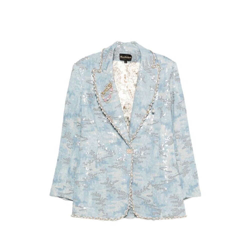 Minime Paris Women Printed Single-Breasted Jacket